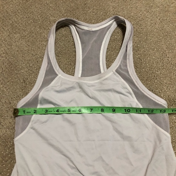 White Lululemon Mesh Tank top - Picture 5 of 5